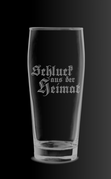 Bierglas - Schluck aus der Heimat