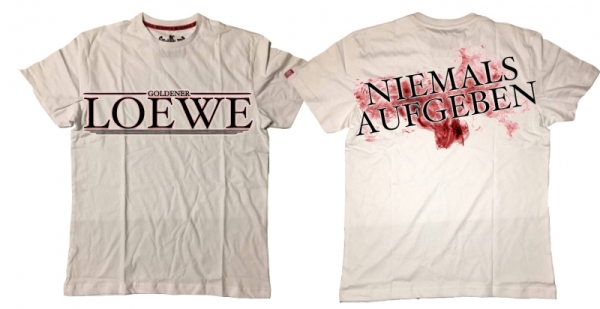 Premium Shirt - Löwe - weiß