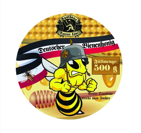 Honig "Waldhonig" - Deutscher Bienenhonig aus Südthüringen - 1 Glas - 500g