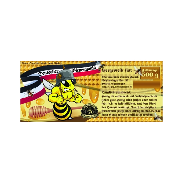 Honig "Waldhonig" - Deutscher Bienenhonig aus Südthüringen - 1 Glas - 500g