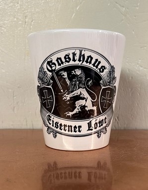 Keramik - Latte - Tasse - Gasthaus Eiserner Löwe