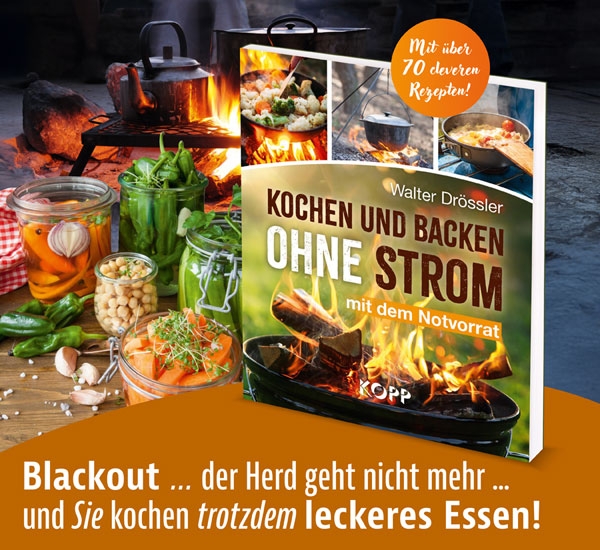 Buch - Kochen und backen ohne Strom mit dem Notvorrat