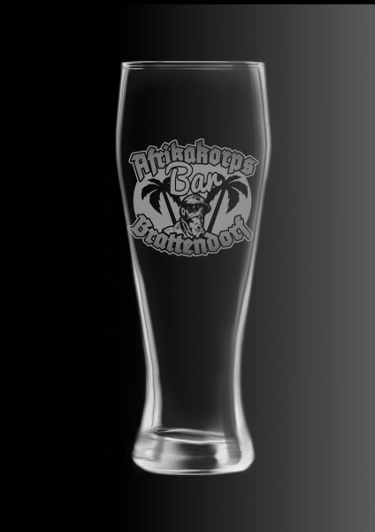 Weizen-Bierglas - Afrikakorps Bar Brattendorf