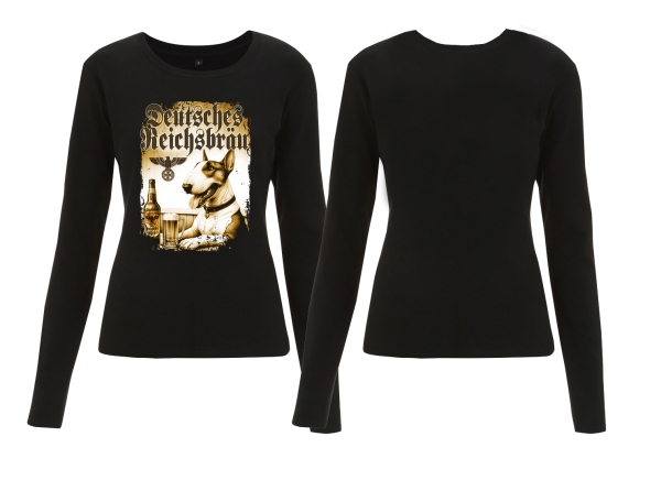 Frauen - Sweatshirt - Deutsches Reichsbräu - Bullterrier
