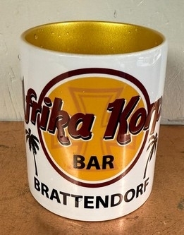 Tasse - gold - Afrikakorps Bar - Motiv 2