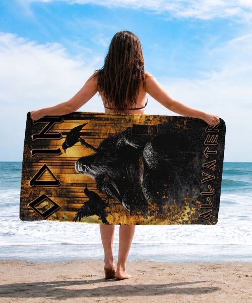 Strandhandtuch - Odin - Allvater - Wallhalla Zimmer+++LIMITIERT+++
