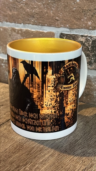 Tasse - gold - Gasthaus Eiserner Löwe - Zimmer Walhalla