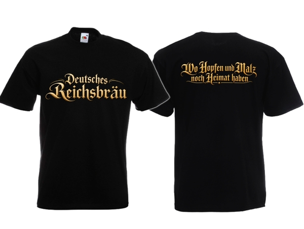 Frauen T-Shirt - Deutsches Reichsbräu - Wo Hopfen und Malz noch Heimat haben