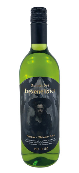 Honigwein mit Bananen-Melonen-Kiwi-Geschmack - 0,75l - 10,5% vol.