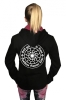 Premium - Frauen Kapuzenjacke - Eiserner Löwe - Gold gab ich für Eisen - schwarz +++NUR WENIGE DA+++