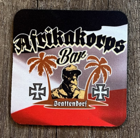 Getränkeuntersetzer - Afrikakorps Bar Brattendorf
