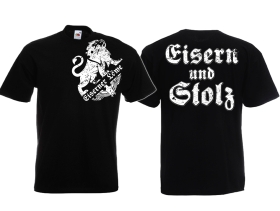 Frauen T-Shirt - Eiserner Löwe - Eisern und Stolz - schwarz Frauen T-Shirt - Eiserner Löwe - Eisern und Stolz - schwarz
