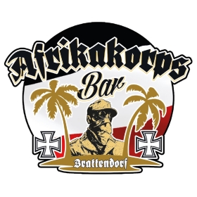 PVC Aufkleber - Afrikakorps Bar Brattendorf PVC Aufkleber - Afrikakorps Bar Brattendorf