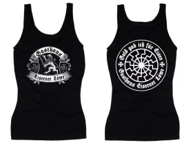 Frauen Top - Eiserner Löwe - Gold gab ich für Eisen - schwarz