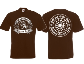 Frauen T-Shirt - Eiserner Löwe - Gold gab ich für Eisen - braun