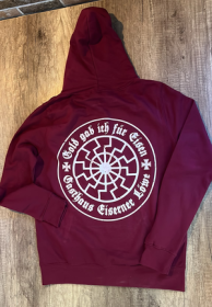 Frauen - College Hoodie - Eiserner Löwe - Gold gab ich für Eisen - burgundy +++NUR WENIGE DA+++