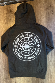 Frauen - College Hoodie - Eiserner Löwe - Gold gab ich für Eisen - charcoal +++NUR WENIGE DA+++