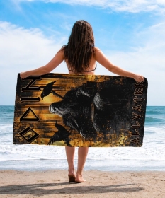 Strandhandtuch - Odin - Allvater - Wallhalla Zimmer+++LIMITIERT+++