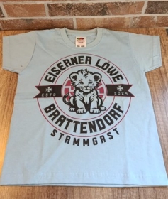 Kinder T-Shirt - Eiserner Löwe - Stammgast - hellblau+++NUR WENIGE DA+++